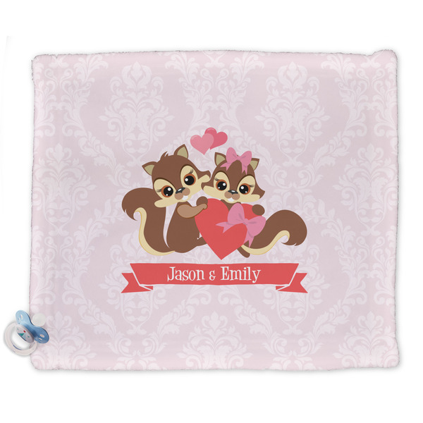 Custom Chipmunk Couple Security Blanket (Personalized)