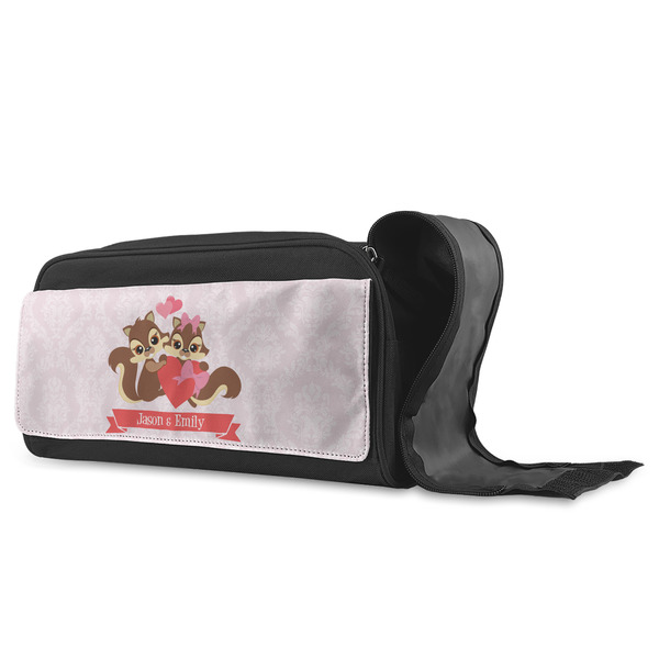 Chipmunk Couple Shoe Bags - ANGLE (Open)