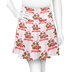Chipmunk Couple Skater Skirt (Personalized)