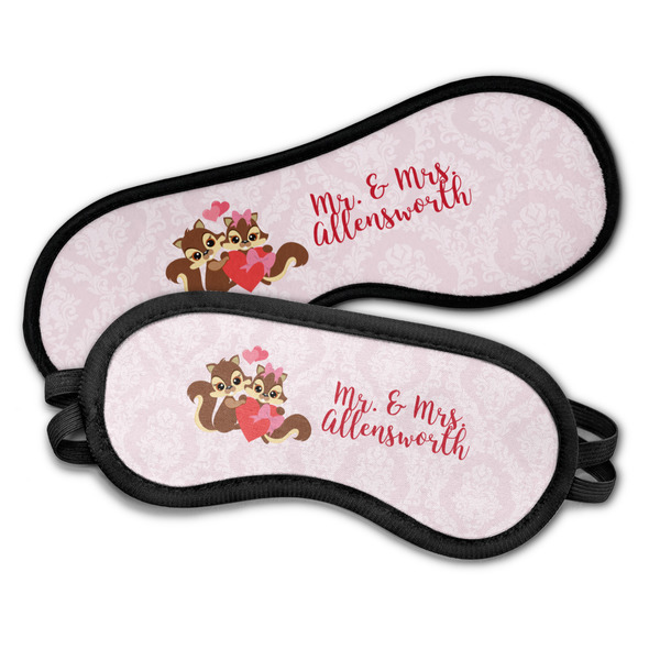 Chipmunk Couple Sleeping Eye Masks - PARENT