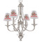 Chipmunk Couple Small Chandelier Shade - LIFESTYLE (on chandelier)