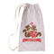 Chipmunk Couple Small Laundry Bag - Front View