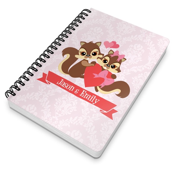 Chipmunk Couple Spiral Journal 7 x 10 - Main