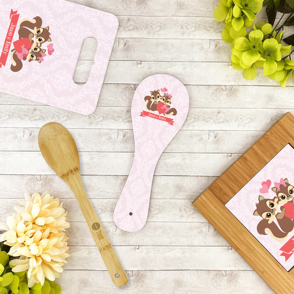 Chipmunk Couple Spoon Rest Trivet - LIFESTYLE