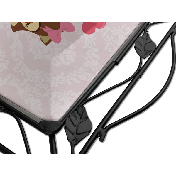 Chipmunk Couple Square Trivet - Detail