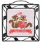 Chipmunk Couple Square Trivet (Personalized)