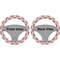 Chipmunk Couple Steering Wheel Cover- Front and Back