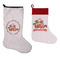 Chipmunk Couple Stockings - Side by Side compare