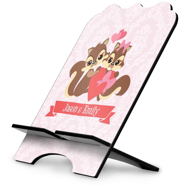 Custom Chipmunk Couple Stylized Tablet Stand (Personalized)