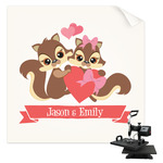 Chipmunk Couple Sublimation Transfer - Youth / Women (Personalized)