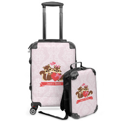 Chipmunk Couple Kids 2-Piece Luggage Set - Suitcase & Backpack (Personalized)