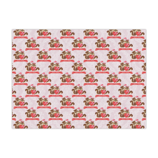 Custom Chipmunk Couple Large Tissue Papers Sheets - Lightweight (Personalized)