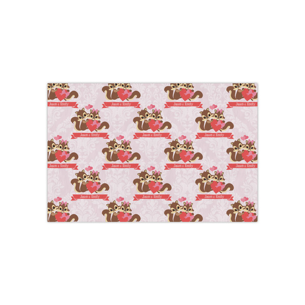 Custom Chipmunk Couple Small Tissue Papers Sheets - Lightweight (Personalized)