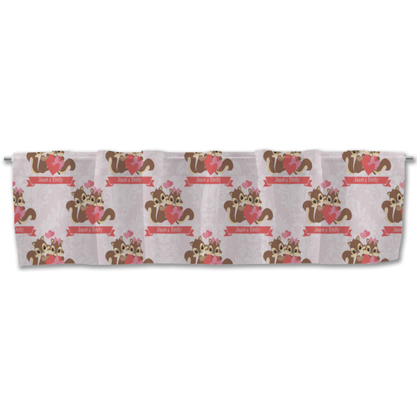 Chipmunk Couple Valance - Front