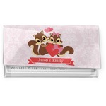 Chipmunk Couple Vinyl Checkbook Cover (Personalized)