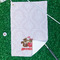 Chipmunk Couple Waffle Weave Golf Towel - In Context