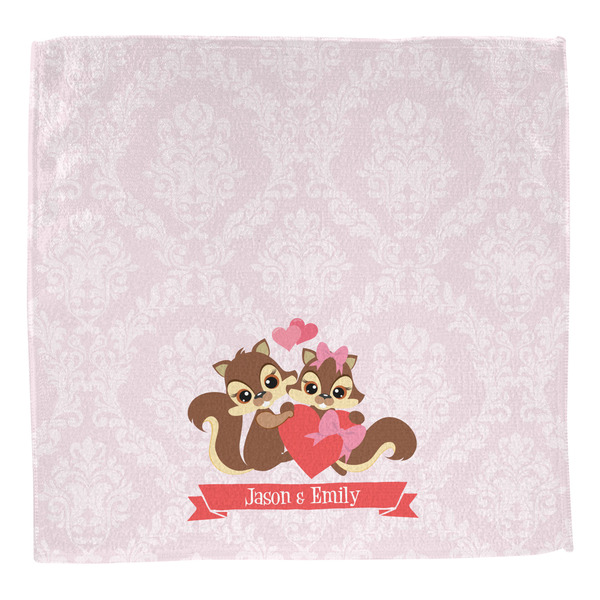 Chipmunk Couple Washcloth - Front - No Soap