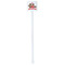 Chipmunk Couple White Plastic Stir Stick - Single Sided - Square - Single Stick