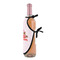 Chipmunk Couple Wine Bottle Apron - DETAIL WITH CLIP ON NECK