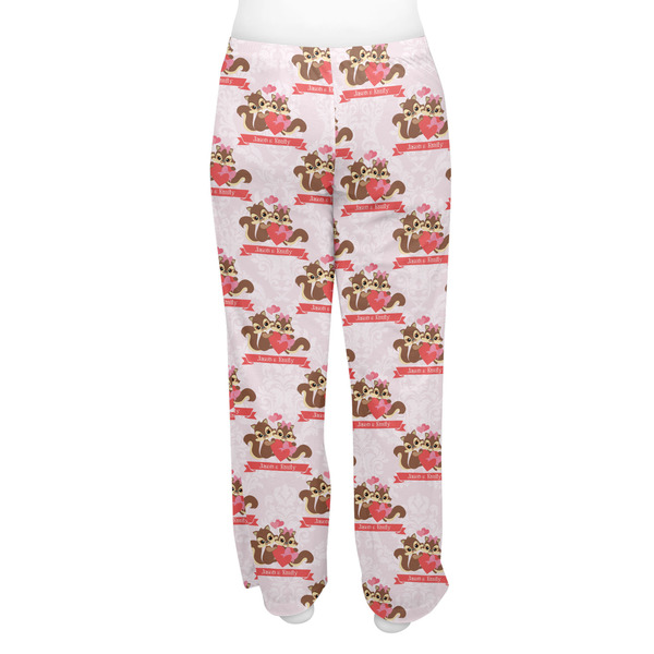 Chipmunk Couple Women's Pj on model - Back