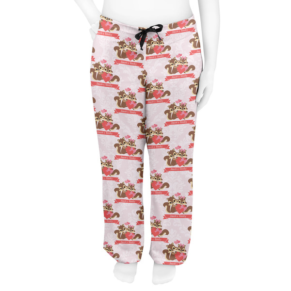 Chipmunk Couple Women's Pj on model - Front