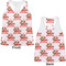 Chipmunk Couple Womens Racerback Tank Tops - Medium - Front and Back