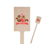 Chipmunk Couple Rectangle Wooden Stir Sticks (Personalized)