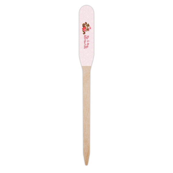 Chipmunk Couple Wooden Food Pick - Paddle - Single Pick