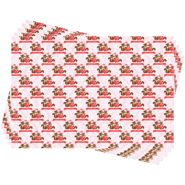 Chipmunk Couple Wrapping Paper - 5 Sheets Approval