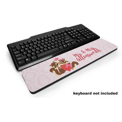 Chipmunk Couple Keyboard Wrist Rest (Personalized)
