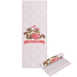 Chipmunk Couple Yoga Mat - Printed Front and Back (Personalized)