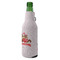 Chipmunk Couple Zipper Bottle Cooler - ANGLE (bottle)