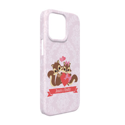 Chipmunk Couple iPhone Case - Plastic - iPhone 13 Pro (Personalized)