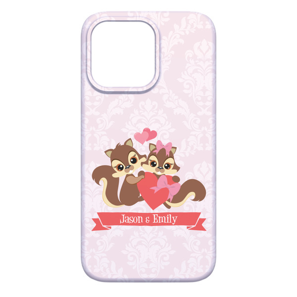 Chipmunk Couple iPhone 13 Pro Max Case - Back