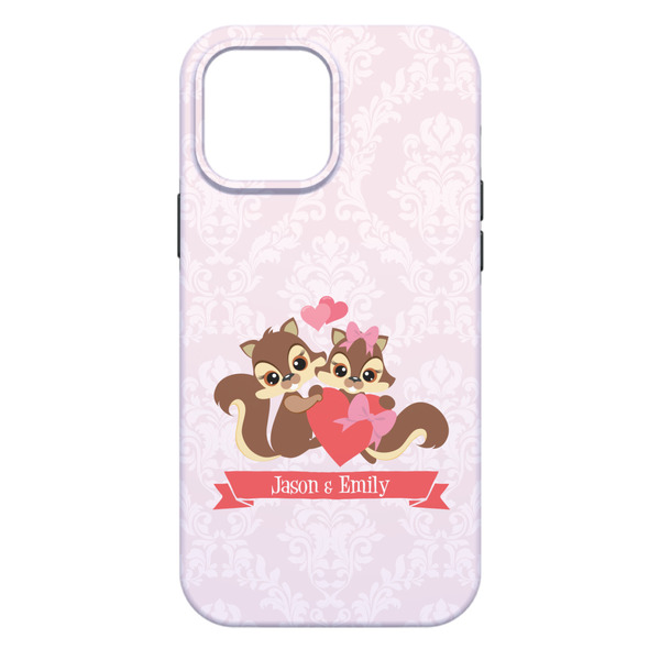 Chipmunk Couple iPhone 13 Pro Max Tough Case - Back