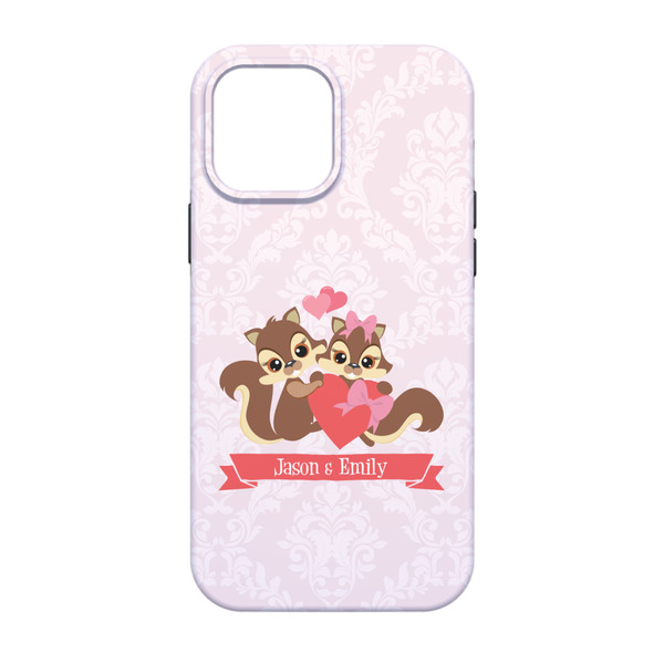 Chipmunk Couple iPhone 13 Tough Case - Back