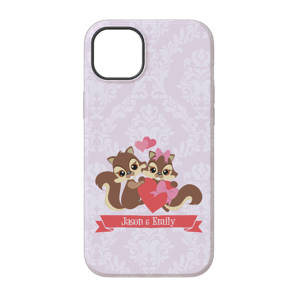 Chipmunk Couple iPhone 14 Pro Tough Case - Back