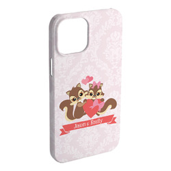 Chipmunk Couple iPhone Case - Plastic - iPhone 15 Plus (Personalized)