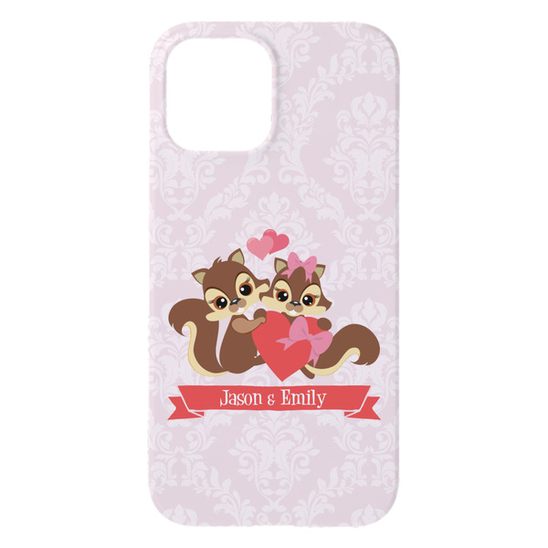 Chipmunk Couple iPhone 15 Plus Case - Back
