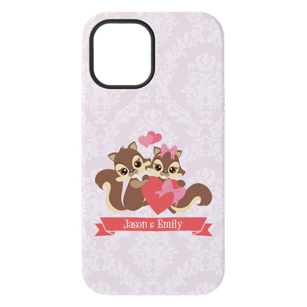 Chipmunk Couple iPhone 15 Plus Tough Case - Back