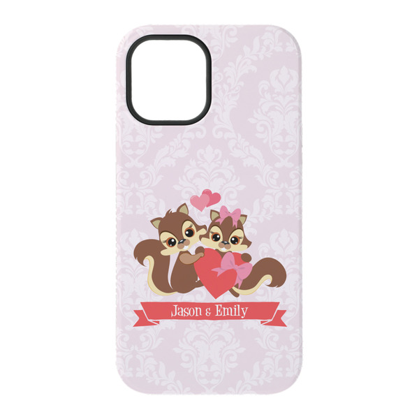 Chipmunk Couple iPhone 15 Pro Tough Case - Back