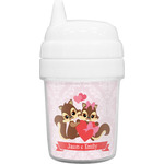 Chipmunk Couple Baby Sippy Cup (Personalized)