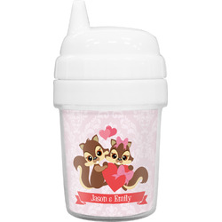 Chipmunk Couple Baby Sippy Cup (Personalized)