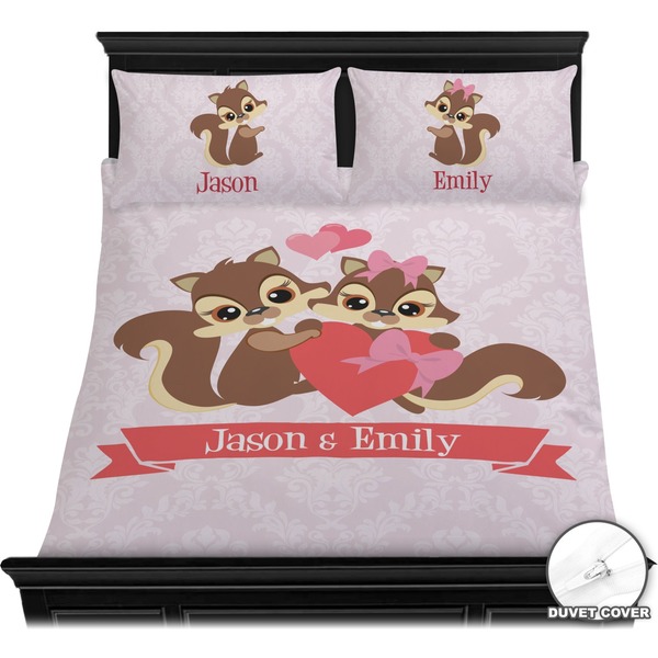 Racoon Couple Bedding Set (Queen) - Duvet