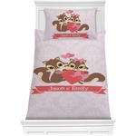 Chipmunk Couple Comforter Set - Twin (Personalized)
