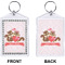 Racoon Couple Bling Keychain (Front + Back)