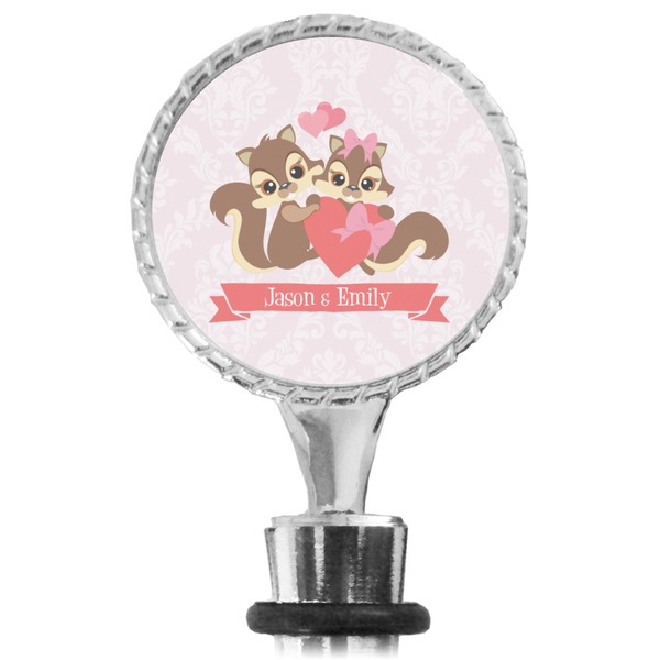 Racoon Couple Bottle Stopper Main View