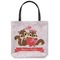 Racoon Couple Canvas Tote Bag (Front)