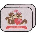 Chipmunk Couple Car Floor Mats (Back Seat) (Personalized)