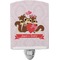 Chipmunk Couple Ceramic Night Light (Personalized)
